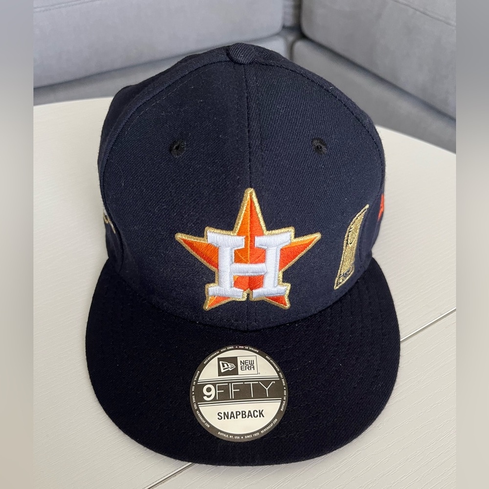 Houston Astros 9FIFTY Adjustable World Series 2017 Navy Blue Hat - Rare - NEW
